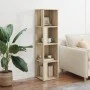 Mueble de esquina madera contrachapada roble Sonoma 33x33x132cm de , Taquillas y armarios de almacenamiento - Ref: Foro24-809...
