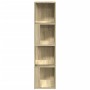 Eckschrank aus Eichenholz-Sonoma-Sperrholz 33x33x132cm von , Schließfächer und Lagerschränke - Ref: Foro24-809038, Preis: 65,...