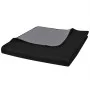Colcha acolchada a doble cara negro gris 230x260 cm de , Colchas y edredones - Ref: Foro24-130885, Precio: 22,40 €, Descuento: %