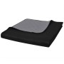 Quilted double-sided black and grey bedspread 230x260 cm by , Bedspreads and duvets - Ref: Foro24-130885, Price: 21,31 €, Dis...
