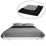Quilted double-sided black and grey bedspread 230x260 cm by , Bedspreads and duvets - Ref: Foro24-130885, Price: 21,31 €, Dis...