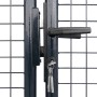 Puerta de malla de jardín acero galvanizado 400x150 cm gris by , garden gates - Ref: Foro24-143377, Price: 536,97 €, Discount: %