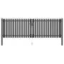 Graue Anthrazit-Stahlgittertür für den Garten 4x1,5 cm von , Gartentore - Ref: Foro24-146334, Preis: 443,60 €, Rabatt: %