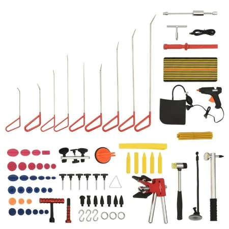 Set de reparación de abolladuras de coche sin pintura 76 piezas de , Herramientas de mano - Ref: Foro24-210624, Precio: 117,2...