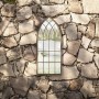 Espejo de jardín arena hierro para exterior 70x30 cm by , Mirrors - Ref: Foro24-318343, Price: 84,86 €, Discount: %
