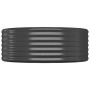 Jardinera arriate acero recubierto polvo antracita 249x100x36cm by , Pots and planters - Ref: Foro24-318996, Price: 60,46 €, ...