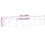 Jardinera arriate acero recubierto polvo antracita 249x100x36cm by , Pots and planters - Ref: Foro24-318996, Price: 60,46 €, ...