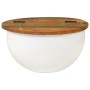Massiver recycelter weißer Holz-Couchtisch 50x27 cm von , Couchtisch - Ref: Foro24-351754, Preis: 99,67 €, Rabatt: %