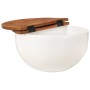Mesa de centro de madera maciza reciclada blanca 50x27 cm by , Coffee table - Ref: Foro24-351754, Price: 93,69 €, Discount: %