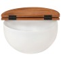Mesa de centro de madera maciza reciclada blanca 50x27 cm by , Coffee table - Ref: Foro24-351754, Price: 93,69 €, Discount: %