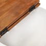 Mesa de centro de madera maciza reciclada blanca 50x27 cm by , Coffee table - Ref: Foro24-351754, Price: 93,69 €, Discount: %
