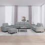 Viersitzer-Sofa-Set aus hellgrauem Stoff von , Sofas - Ref: Foro24-3201874, Preis: 748,88 €, Rabatt: %