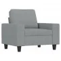 Juego de sofás 4 piezas tela gris claro by , Sofas - Ref: Foro24-3201874, Price: 690,72 €, Discount: %