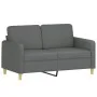 Dreiteiliges Sofaset mit dunkelgrauen Kissen. von , Sofas - Ref: Foro24-3202111, Preis: 513,06 €, Rabatt: %
