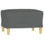 Juego de sofás con cojines 3 piezas tela gris oscuro de , Sofás - Ref: Foro24-3202111, Precio: 512,41 €, Descuento: %