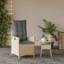 Garten-Liegesessel mit gemischten beigen PE-Rattan-Kissen. von , Gartenstühle - Ref: Foro24-365261, Preis: 134,77 €, Rabatt: %