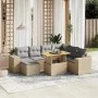 Juego de sofás de jardín con cojines beige 8 pzas ratán PE von , Gartensets - Ref: Foro24-3275943, Preis: 549,33 €, Rabatt: %