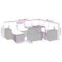 Juego de sofás de jardín con cojines beige 8 pzas ratán PE von , Gartensets - Ref: Foro24-3275943, Preis: 549,33 €, Rabatt: %