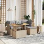 Juego de sofás jardín con cojines 6 pzas ratán sintético beige von , Gartensets - Ref: Foro24-3270807, Preis: 373,77 €, Rabat...