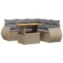 Juego de sofás jardín con cojines 6 pzas ratán sintético beige by , Garden sets - Ref: Foro24-3272193, Price: 449,81 €, Disco...