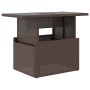 Gartentisch mit Glasoberfläche, Rattan-PE-Braun, 100x55x73 cm. von , Gartentische - Ref: Foro24-366208, Preis: 109,58 €, Raba...
