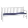 Cojín para banco de jardín tela Oxford azul marino 180x50x3 cm de , Cojines para sillas y sofás - Ref: Foro24-378521, Precio:...
