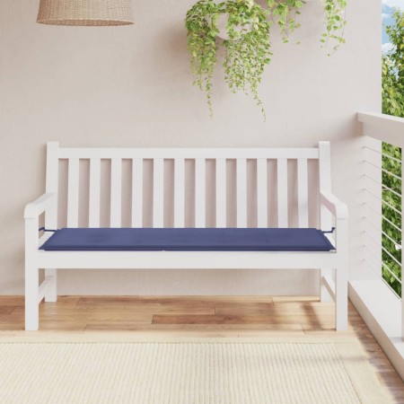 Cojín para banco de jardín tela Oxford azul marino 150x50x3 cm by , Cushions for chairs and sofas - Ref: Foro24-378498, Price...