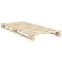Solid pine wood bed frame with headboard 90x200 cm by , Beds and slatted bases - Ref: Foro24-3281556, Price: 141,96 €, Discou...