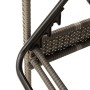 Liegestuhl mit grauem Kunststoffrattan-Kissen 63x200x81 cm von , Liegen - Ref: Foro24-368301, Preis: 153,32 €, Rabatt: %