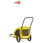 Remolque de bicicleta mascotas hierro tela Oxford amarillo by , pet strollers - Ref: Foro24-93973, Price: 100,09 €, Discount: %