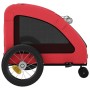 Remolque de bicicleta mascotas hierro tela Oxford rojo by , pet strollers - Ref: Foro24-93971, Price: 102,51 €, Discount: %