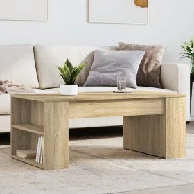 Wohnzimmertisch aus Sonoma-Eiche Spanplatte 102x55x42 cm von , Couchtisch - Ref: Foro24-831855, Preis: 56,59 €, Rabatt: %