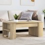 Wohnzimmertisch aus Sonoma-Eiche Spanplatte 102x55x42 cm von , Couchtisch - Ref: Foro24-831855, Preis: 55,09 €, Rabatt: %
