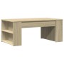 Wohnzimmertisch aus Sonoma-Eiche Spanplatte 102x55x42 cm von , Couchtisch - Ref: Foro24-831855, Preis: 55,09 €, Rabatt: %