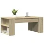 Mesa de centro madera de ingeniería roble Sonoma 102x55x42 cm by , Coffee table - Ref: Foro24-831855, Price: 56,59 €, Discoun...