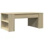 Mesa de centro madera de ingeniería roble Sonoma 102x55x42 cm by , Coffee table - Ref: Foro24-831855, Price: 56,59 €, Discoun...
