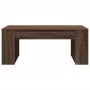 Mitteltisch aus braunem Eichenfurnierholz 102x55x42 cm von , Couchtisch - Ref: Foro24-831860, Preis: 60,05 €, Rabatt: %