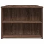 Mitteltisch aus braunem Eichenfurnierholz 102x55x42 cm von , Couchtisch - Ref: Foro24-831860, Preis: 60,05 €, Rabatt: %