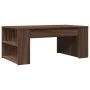Mitteltisch aus braunem Eichenfurnierholz 102x55x42 cm von , Couchtisch - Ref: Foro24-831860, Preis: 60,05 €, Rabatt: %