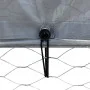 Hundekäfig mit verzinktem silbernen Dach und Tür. von , Hundehütten - Ref: Foro24-3294908, Preis: 184,66 €, Rabatt: %