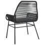 Gartensofas mit Kissen, 2 Stück, aus schwarzem synthetischem Rattan von , Gartenstühle - Ref: Foro24-369095, Preis: 148,59 €,...