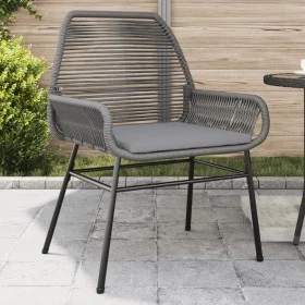 Sillones de jardín con cojines 2 uds ratán sintético gris by , Garden chairs - Ref: Foro24-369097, Price: 137,95 €, Discount: %