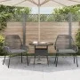Sillones de jardín con cojines 2 uds ratán sintético gris de , Sillas de jardín - Ref: Foro24-369097, Precio: 116,24 €, Descu...