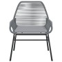 Gartensofas mit Kissen 2 Stück Kunststoff-Rattan Grau von , Gartenstühle - Ref: Foro24-369097, Preis: 120,33 €, Rabatt: %
