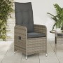 Garten-Liegesessel mit grauen Kissen aus synthetischem Rattan von , Gartenstühle - Ref: Foro24-365682, Preis: 120,65 €, Rabat...
