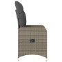 Garten-Liegesessel mit grauen Kissen aus synthetischem Rattan von , Gartenstühle - Ref: Foro24-365682, Preis: 120,65 €, Rabat...