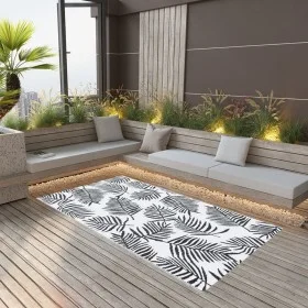 Außenteppich ARAKIL in Weiß und Schwarz 190x290 cm aus PP von vidaXL, Outdoor-Protektoren - Ref: Foro24-310427, Preis: 45,99 ...