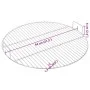 Parrilla redonda de BBQ con asas acero inoxidable 304 Ø54 cm de , Accesorios para barbacoas - Ref: Foro24-4010559, Precio: 45...