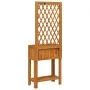 Jardinera con enrejado y estante acacia maciza 55x29,5x152 cm de , Maceteros y jardineras - Ref: Foro24-364898, Precio: 78,93...