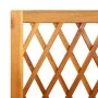 Blumenkasten mit Gitter und Regal aus massiver Akazie 55x29,5x152 cm von , Töpfe und Pflanzgefäße - Ref: Foro24-364898, Preis...